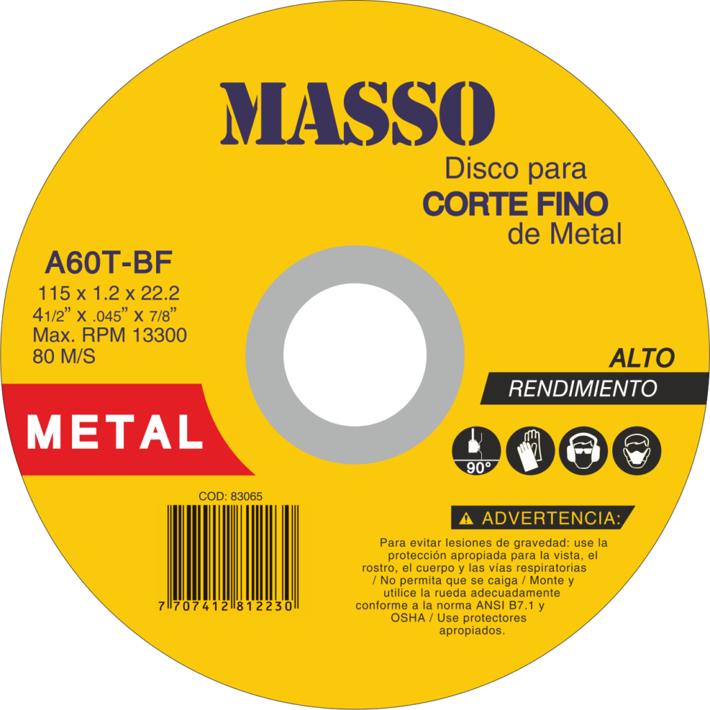Disco Corte Fino Metal